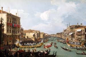 De Regatta op het Canal Grande